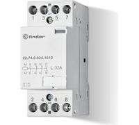 Finder 22.74.0.024.1310 Contacteur 4 NO 24 V/DC, 24 V/AC 32 A 1 pc