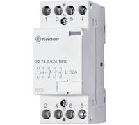 Finder 22.74.0.024.1310 Contacteur 4 NO 24 V/DC, 24 V/AC 32 A 1 pc