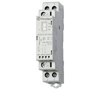 Finder 223202304540PAS Contacteur modulaire 230 VAC/DC 1 NO/1 NC 25 A AgSno2 Indicateur mécanique/LED avec Sélecteur