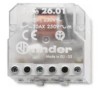 Finder 260182300000PAS Automatique Télérupteur Boîte 230 Vac 1 NO 10 A, Transparent