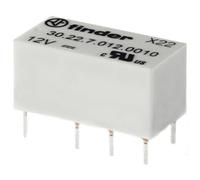 Finder 30.22.7.012.0020 Relais pour Circuits imprimés 12 V/DC 2 A 2 inverseurs (RT) 1 pc(s)