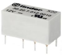 Finder 30.22.9.012.0000 Relais pour circuits imprimés 12 V/DC 2 A 2 inverseurs (RT) 1 pc(s)