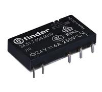 Finder 34.51.7.012.0019 Relais pour circuits imprimés 12 V/DC 6 A 1 inverseur