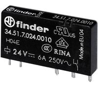 Finder 34.51.7.024.0310 Relais pour circuits imprimés 24 V/DC 6 A 1 NO (T) 1 pc(s)
