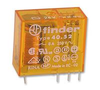 finder 40.52.8.024.0000 Relais pour Circuits imprimés 24 V/AC 8 A 2 inverseurs (RT) 1 pc(s)