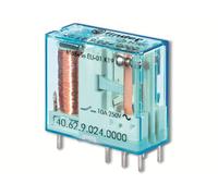 Finder 40.62.9.024.4000 Relais d'impression 24 V/DC 10 A 2 changeurs 1 pièce