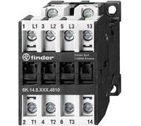 Finder 6K.14.8.024.4718 Relais industriel 3 NO (T), 1 NF (R) 7.5 kW 24 V/AC 18 A avec contact auxiliaire Convient pour marque (relais): Finder Piece 1 pc(s)