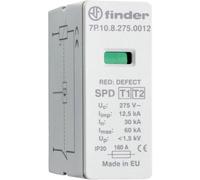 Finder 7P.10.8.275.0012 7P-10-8-275-0012 Cartouche parafoudre Protection anti-surtension pour: armoire de distribution 20 kA 1 pc(s)
