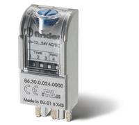 Finder 86.30 Module De Minuteur Multifonction 12-24V CA/CC - 86.30.0.024.0000