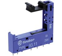 Finder 93.11 Support relais avec étrier de fixation Adapté pour série (relais): Finder série 34 Finder 34.51, Finder 34.81