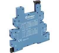 Finder 93.61.7.024 Support relais avec étrier de fixation, avec LED, avec protection antiparasite CEM Adapté pour série (relais): Finder série 34 Finder 34.51,