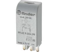 Finder 99.02.0.230.98 Module EMV + Varistor avec LED vert 110-220 V AC/DC pour douille 95.03/05 Rouge