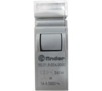 Finder Coupe-circuit pour rail DIN, Bouton + interrupteur