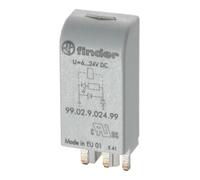 Finder Finder LED vert + diode 6.. 24VCC for phase 95.03/05 99.02.9.024.99 Quantité:1