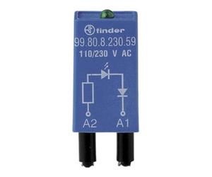 Finder Finder LED vert + diode 6.. 24VCC pour phase 94.82/83/84 99.80.9.024.99 Quantité:1