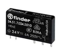 Finder Relais enfichable 34.51.7.024.5010 – 24 V DC, 6 A, 1 contact CO – Quantité:1
