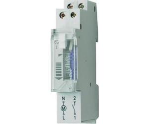 Finder Horloge programmable pour rail DIN Tension de service : 230 V/AC 12.11.8.230.0000 1 contact à fermeture 16 A 250 V/AC entraînement par moteur (12.11.8.230.0000)