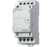 Finder Installationsschütz 22.34.0.230.4320, 25 A, 4 S, 230 V CA/CC, 1 pièce.