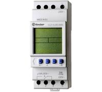 Finder Interrupteur horaire pour rail Tension de fonctionnement: 230 V/AC 12.22.8.230.0000 2 inverseurs (RT) 16 A 250 V/AC programme hebdomadaire