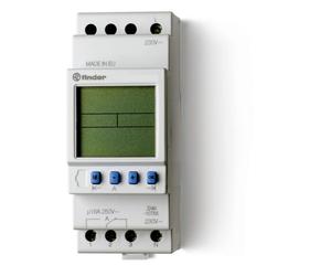 Finder Minuterie Numérique Hebdomadaire Interrupteur 16A 12V - 12.21.0.012.0000