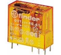 finder Prise / relais d'impression 230 V AC, 1 W, 16 A, 1 pièce, 40.61.8.230.0000 (3 pièces enfichable/relais d'impression)