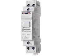 Finder série 20 - Interrupteur bipolaire 2 Na 12 VAC AgSnO2 Rail 35 mm