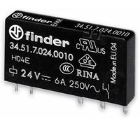 Relais Pour Circuits Imprimés Finder 34.51.7.024.0310 24 V/dc 6 à 1 Inverseur (rt) 1 Pc(s)