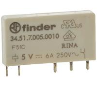 Finder série 34 - Mini Rele Circuit imprimé 5 mm Contact Agni + au 5 VDC Horizontal