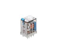 Finder Série 55 - Relais industriel 12 V CC poussoir + indicateur 2 contacts 10 A