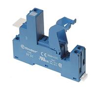 Finder série 97 - Socket avec borne à platine bleu pour 46.61