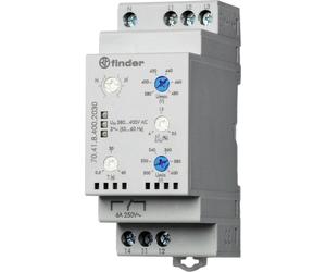 Finder Surveillance triphasée, réglable, surveillance du conducteur neutre, 1 pièce.