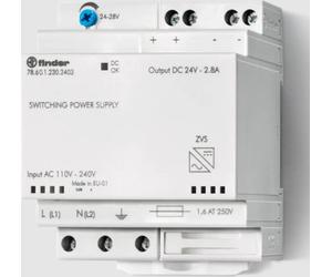Finder Switch Mode Power Supply Alimentation & convertisseur de tension universel 68 W blanc (78.60.1.230.2402)