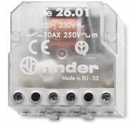 finder Télérupteur pour encastrement 26.01.8.024.0000 1 NO (T) 24 V/AC 10 A 2500 VA 1 pc(s)