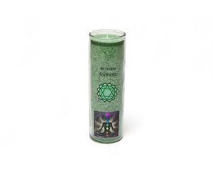 FindSomethingDifferent Bougie aromatique 4ème chakra vert (Anahata)