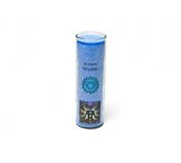 FindSomethingDifferent Bougie aromatique Bleu 5ème Chakra (Vishudda)