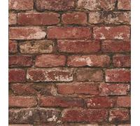 Fine Decor 31284 - Papier peint, thème : mur brut, rouge, FD31285
