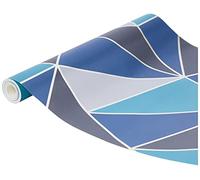 Fine Décor FD42001 UK Apex Geo Sidewall Papier peint Aqua/bleu marine
