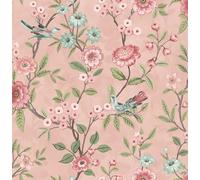 Fine Decor FD43445 Eleanor Floral Papier peint Rose