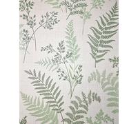 Fine Decor FD43769 Papier peint vinyle texturé de luxe Motif fougère Vert