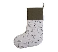 Fine Little Day Chaussette de Noël Barr 40 cm Noir-vert-nature