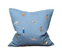 Fine Little Day Housse de coussin Swimmers 45x45 cm Blue