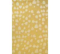 Fine Little Day Nappe Bouquet 147x250 cm Jaune-blanc