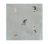 Fine Little Day Serviettes Skiers lot de 25 Grey
