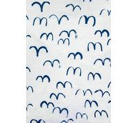 Fine Little Day Tissu Bird Blanc-bleu