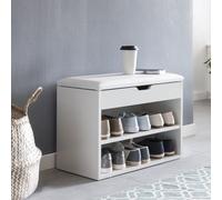 FineBuy Banc de Rangement à Chaussure Entrée 60x40x30 cm Étagère a Chaussures