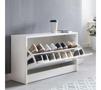 FineBuy Banc de Rangement à Chaussure Entrée 80x47x24 cm Étagère a Chaussures