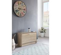 FineBuy Banc de Rangement à Chaussure Entrée 80x47x24 cm Étagère a Chaussures