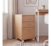 FineBuy Conteneur roulant Bois 40x60x45cm Mobilier de bureau Conteneur de tiroir