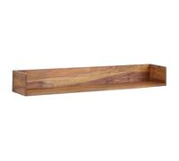 FineBuy Étagère Murale 120x20x15 cm Bois Massif Sheesham