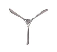 FineBuy Hélice décorative 85x85 cm Métal Hélice murale d'avion, Déco d'intérieur Grande figurine alu, Décoration murale pour la maison, Décoration murale XXL, Déco murale Moderne Argent